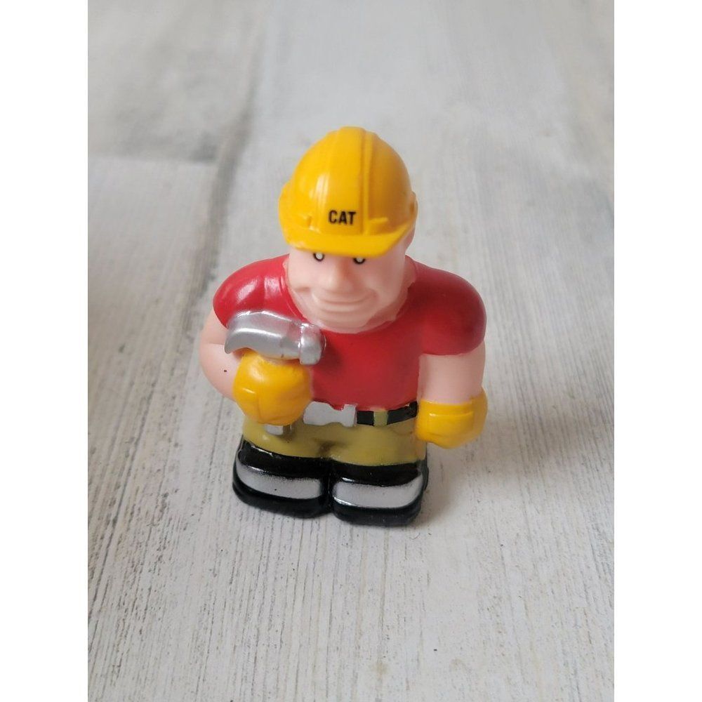 CAT hammer construction worker‎ toy figure man
